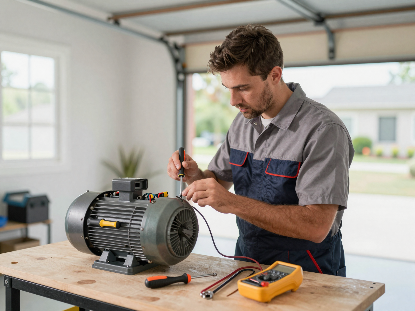 Motor diagnostics and repair work